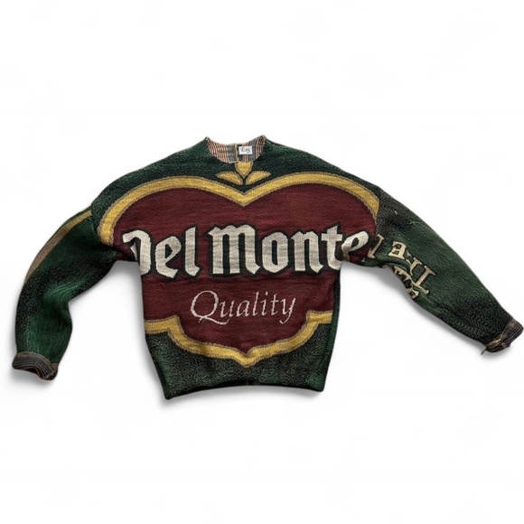 Del Monte Patchwork Blanket Sweater - Picture 1 of 3